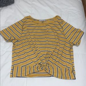 short sleeve knot top